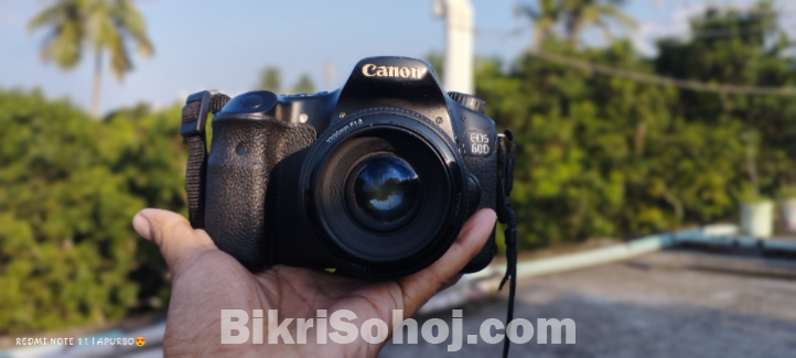 Canon 60d with 50mm prime lens